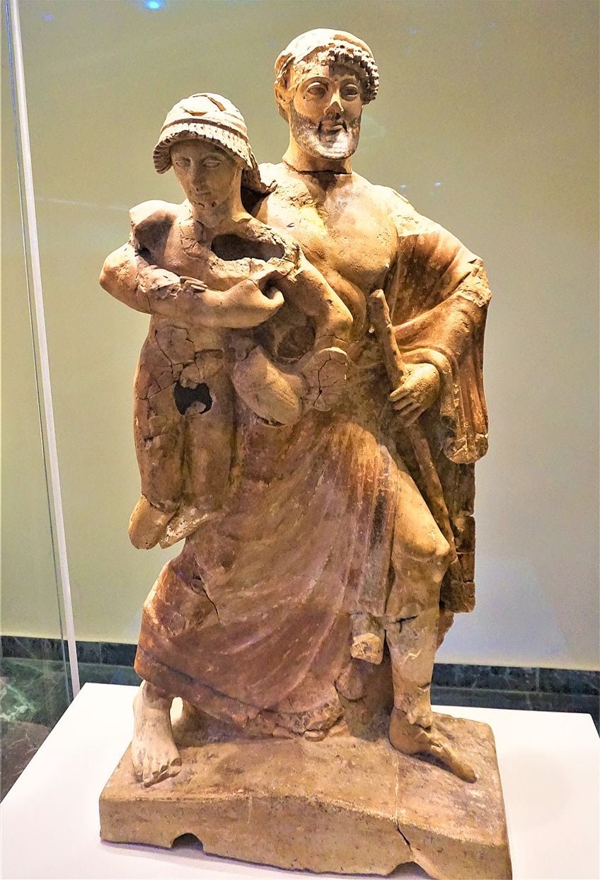 Escultura popular griega