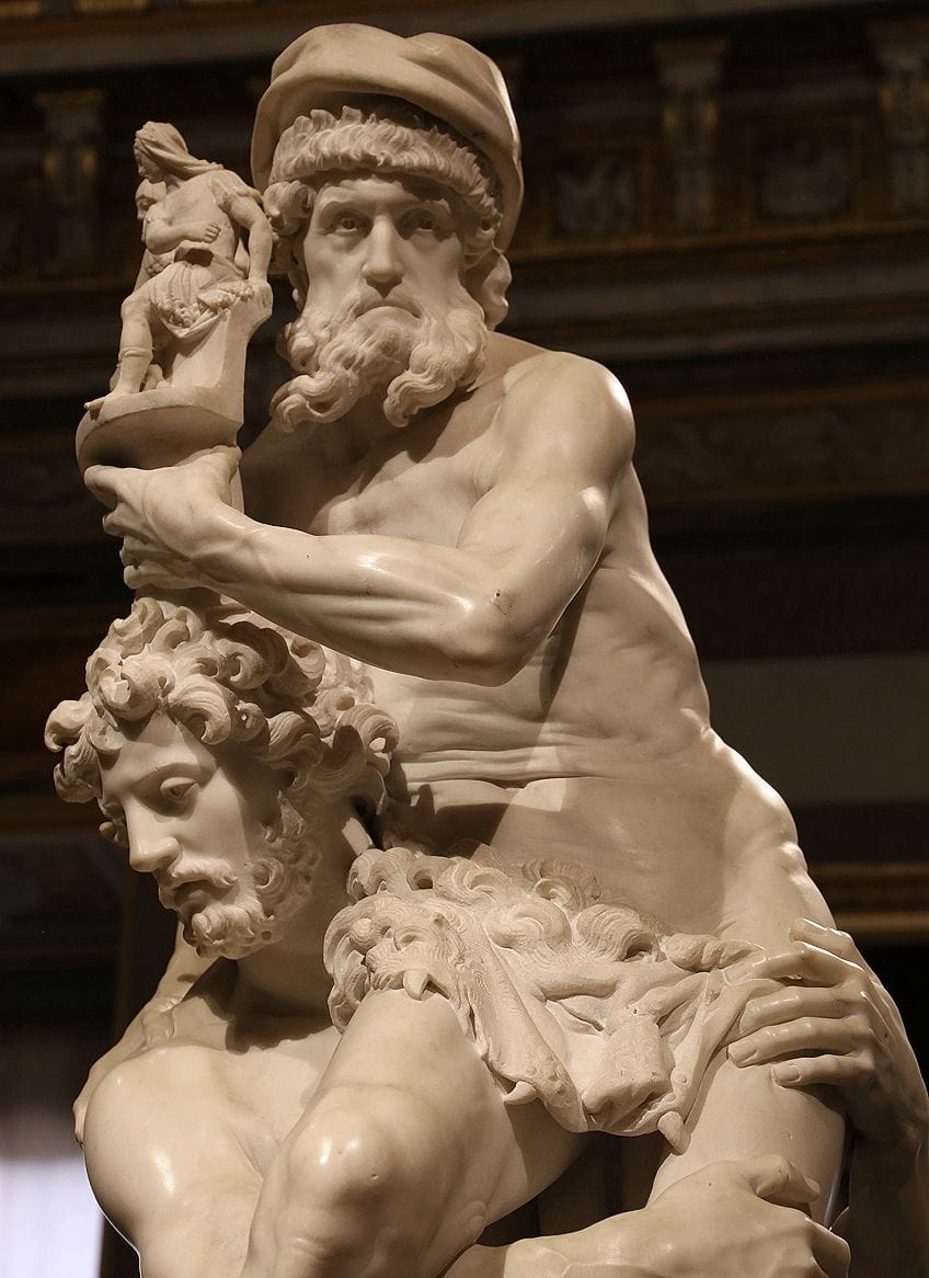 Detalle de las estatuas de Bernini