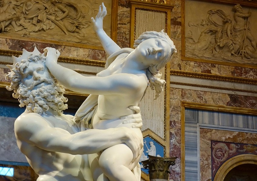 La violación de la estatua de Proserpina