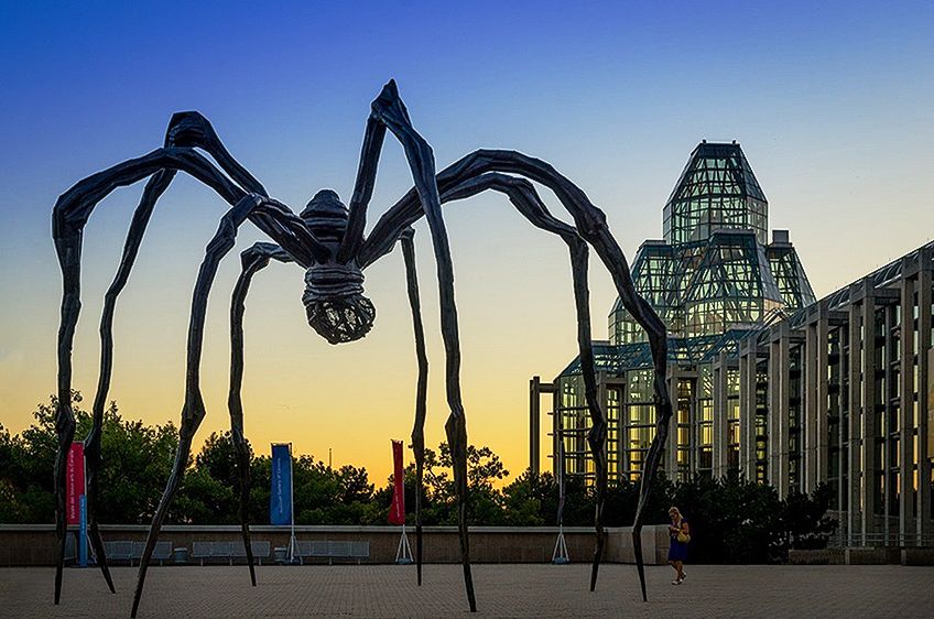 Arte de la araña gigante