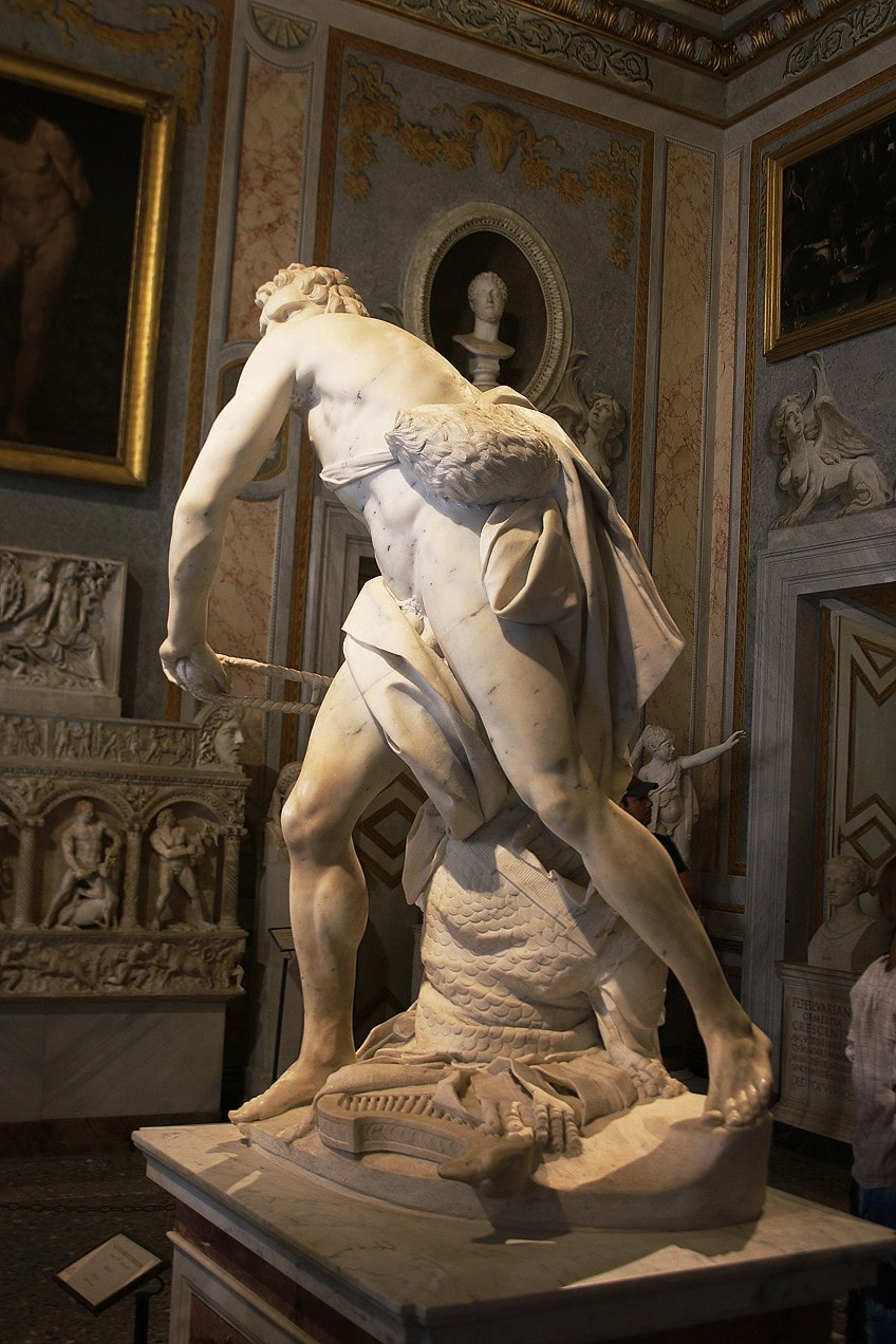 Altura de la estatua de David