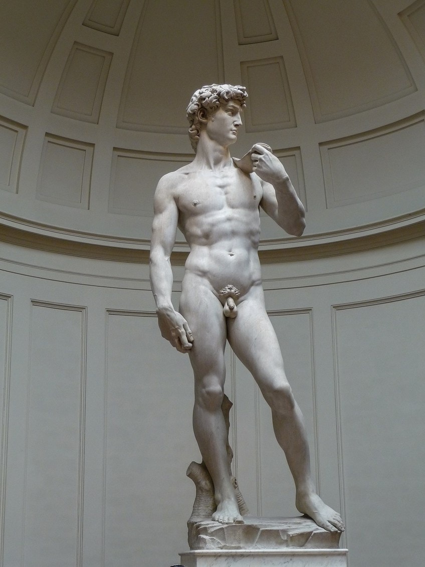Famosa escultura renacentista italiana