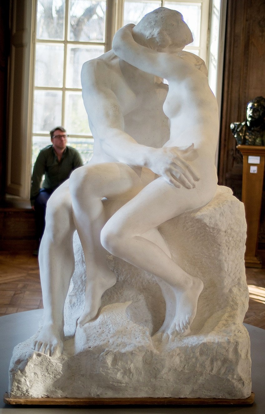 Estatua del beso de Rodin