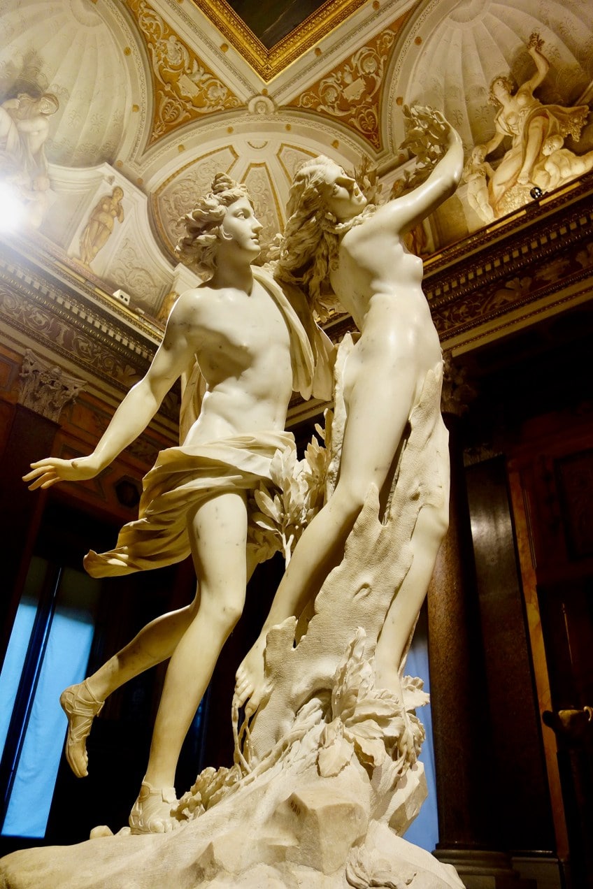 Famosa estatua de Dafne y Apolo