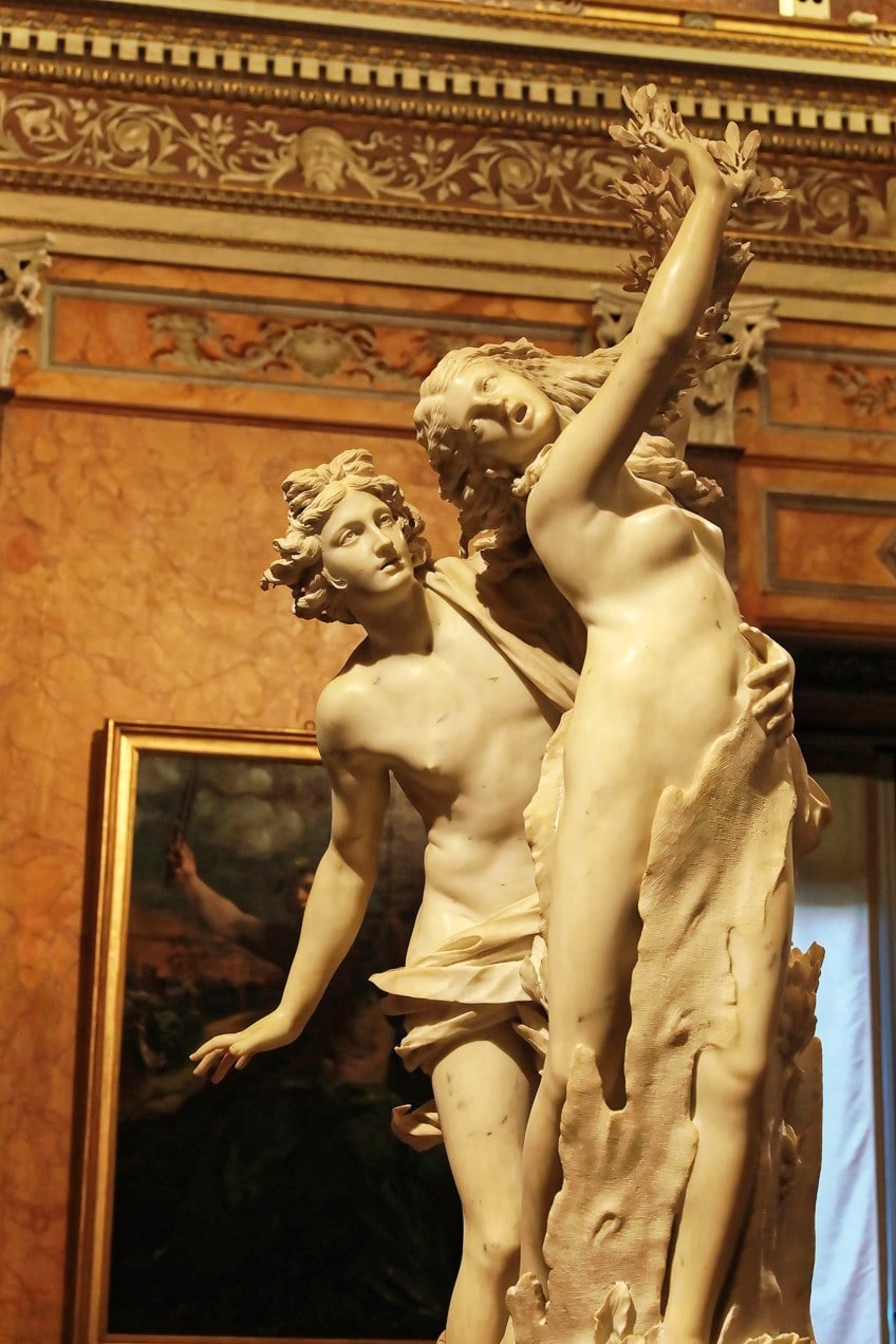 Estatua de Dafne y Apolo por Bernini