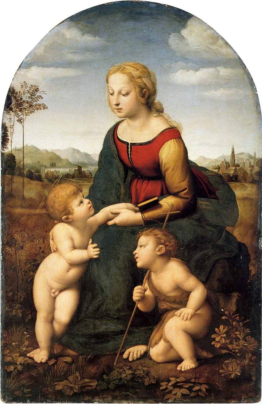 Pinturas de Raffaello Sanzio da Urbino