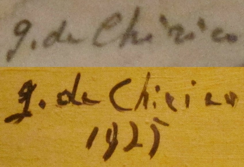 Firma Giorgio de Chirico