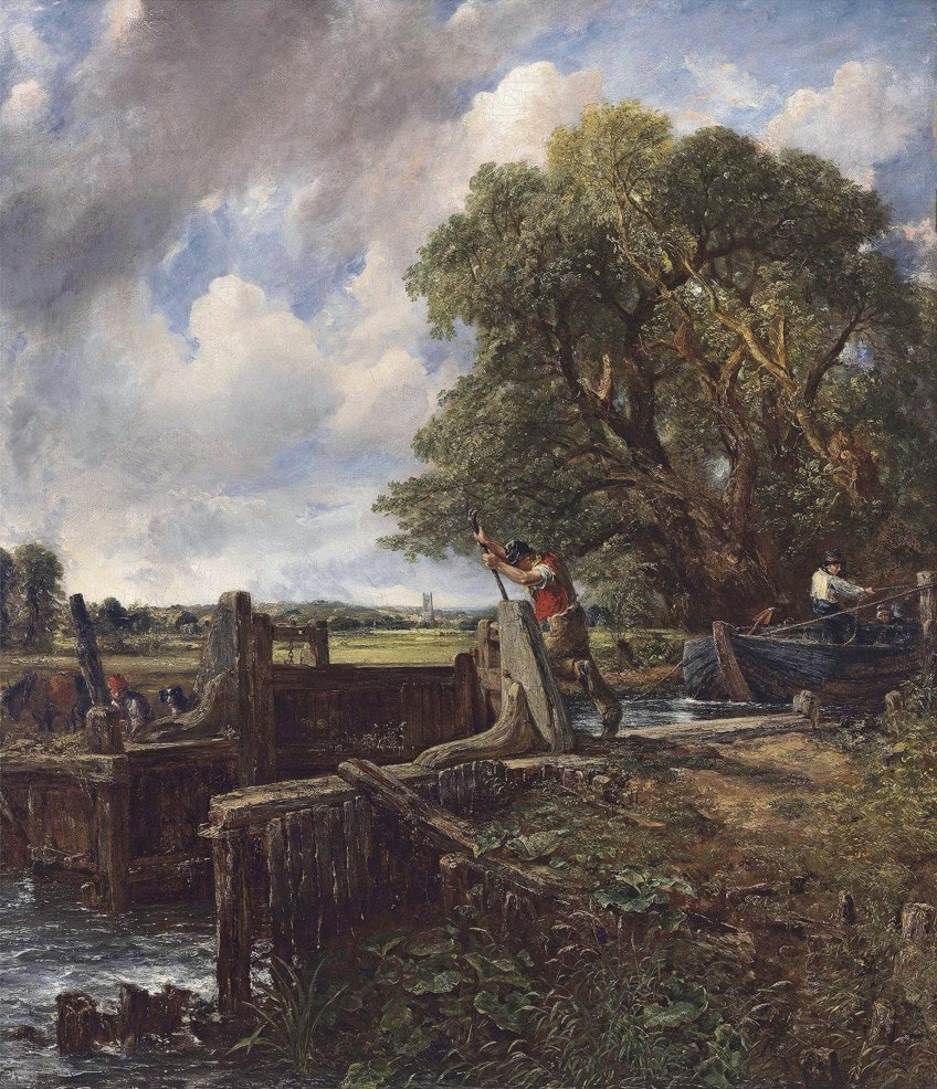 La cerradura (1824) de John Constable