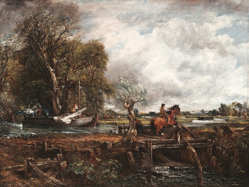 Famosas pinturas de John Constable El caballo que salta (1825) de John Constable