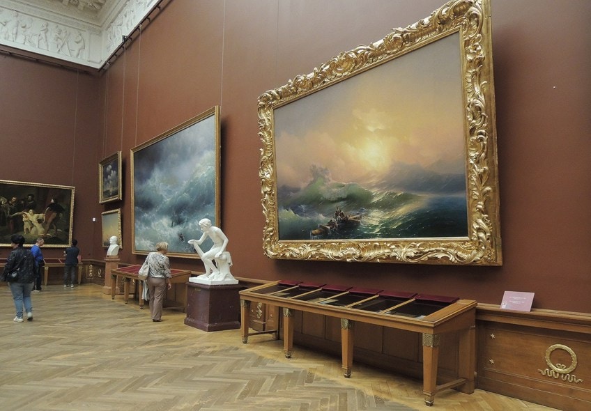 Ivan Aivazovsky Pintura en exhibición