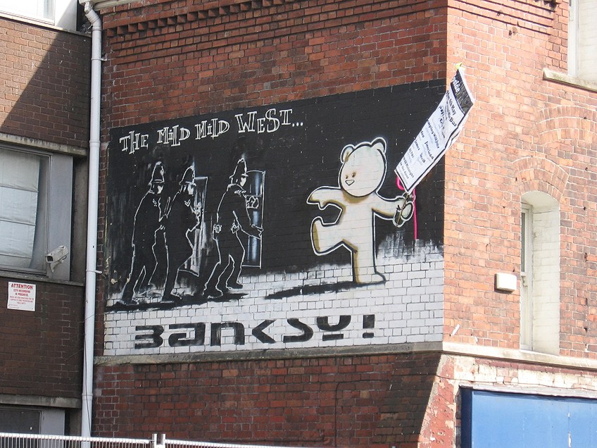 Famoso arte de Banksy