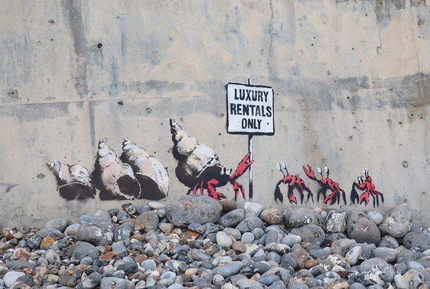 Arte callejero por Banksy