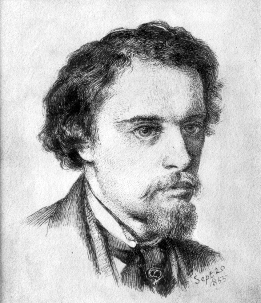 Autorretrato de Dante Gabriel Rossetti