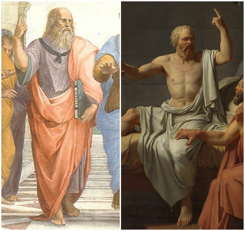 Análisis de la pintura de la muerte de Sócrates