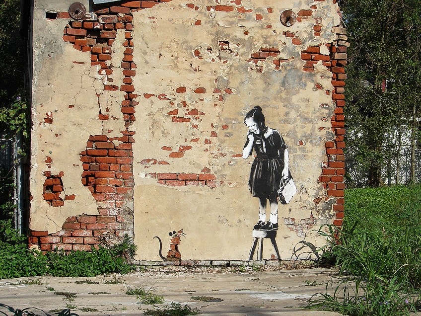Pintura mural de Banksy