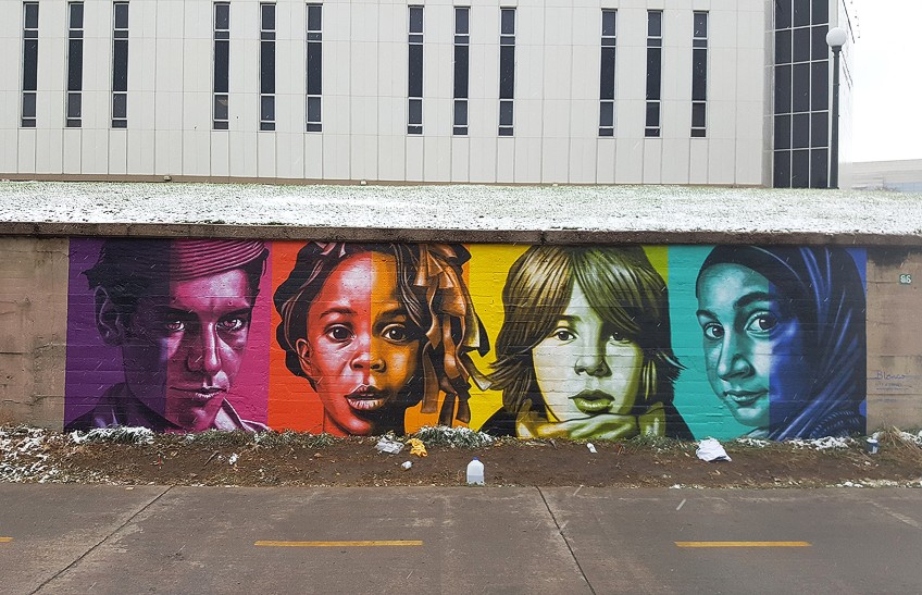 Ejemplo de pintura mural mural