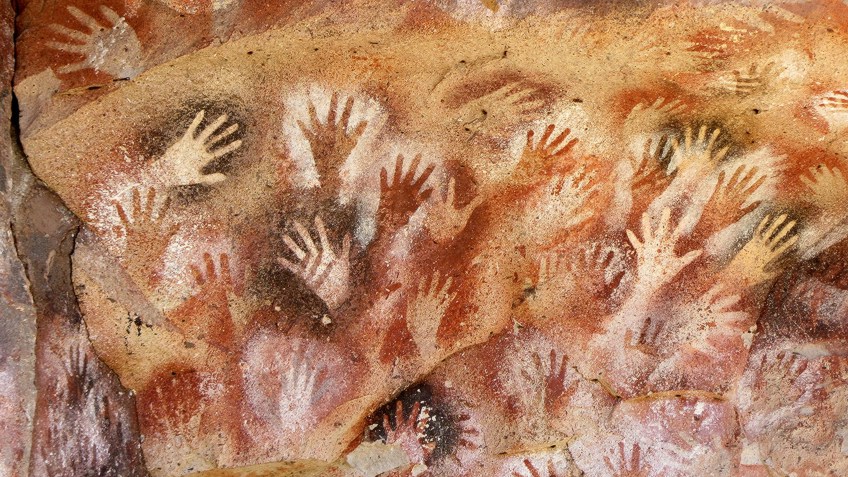 Famoso arte rupestre paleolítico