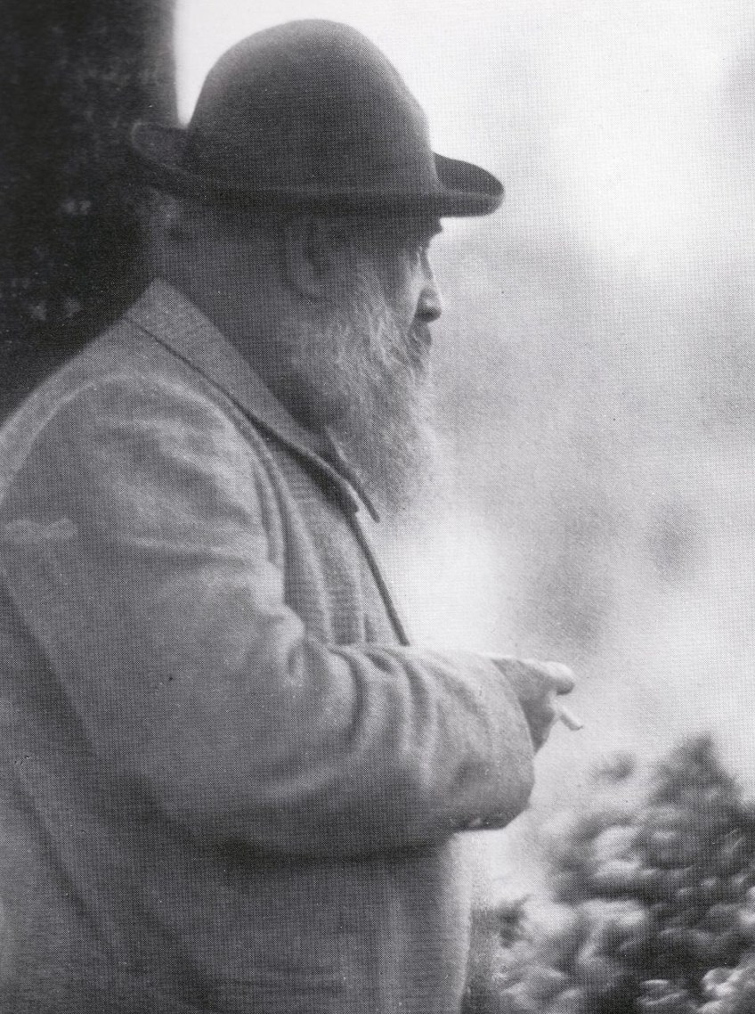 Retrato de Claude Monet