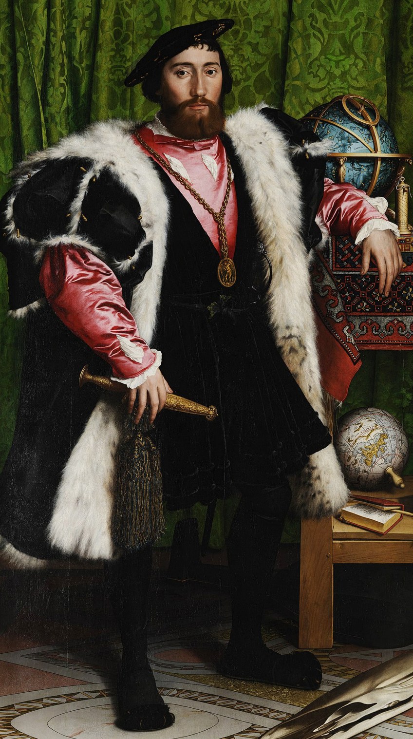 Jean de Dinteville en La pintura de los embajadores