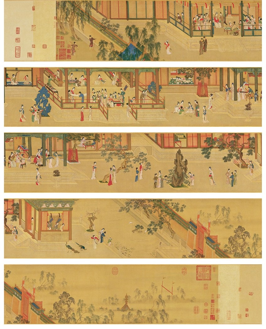 Serie de pintura china