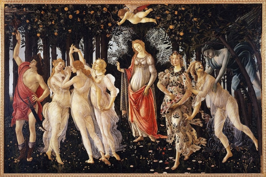 «La Primavera» de Sandro Botticelli – Un análisis del cuadro la «Primavera»