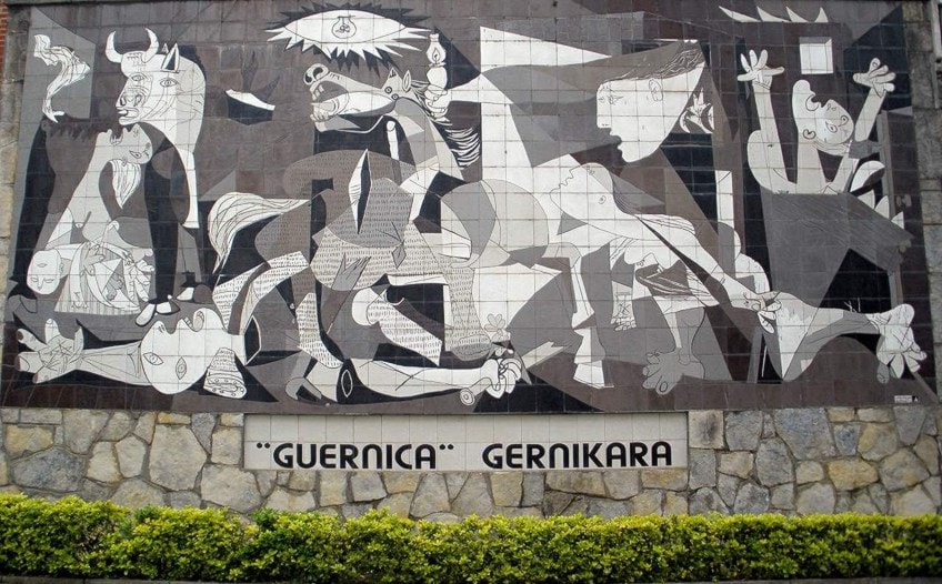 Mural de pintura de Guernica