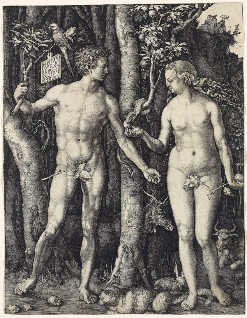 Alberto Durero «Adán y Eva» – La famosa pintura renacentista de Durero