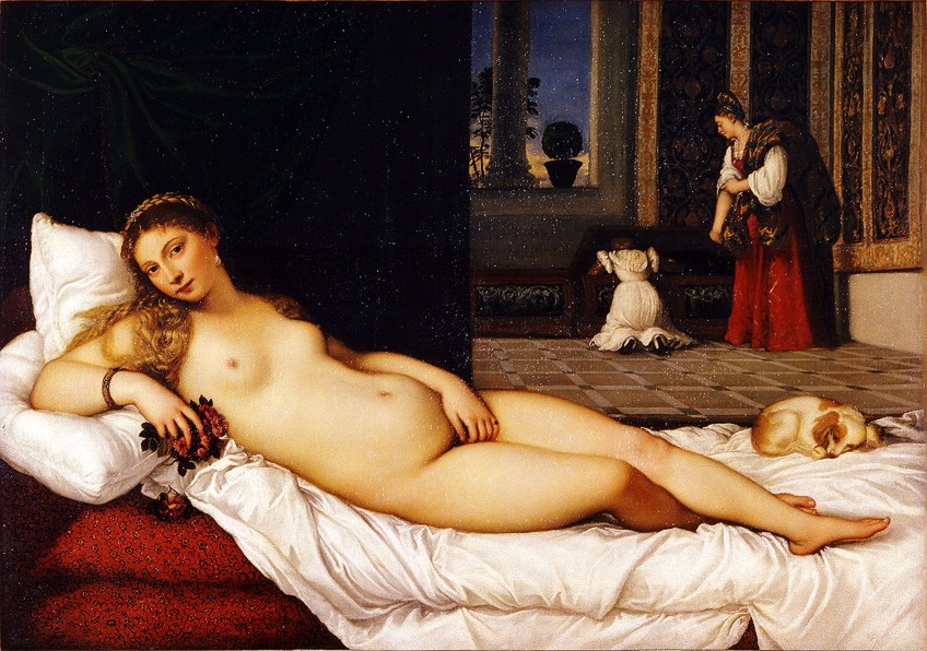Venus de Urbino (1538) por Tiziano