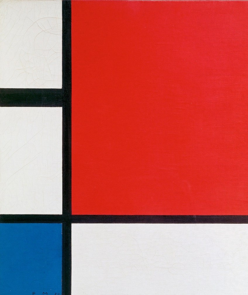 Composición con rojo, azul y amarillo de Piet Mondrian – Sobre el arte abstracto