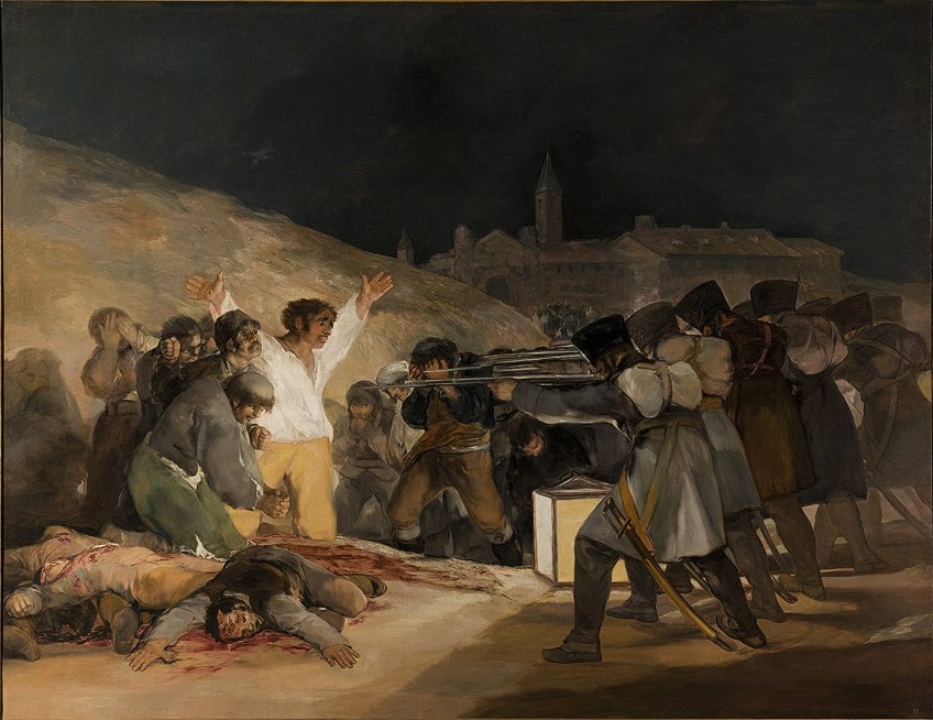 El tres de mayo de 1808 (1814) de Francisco de Goya; Francisco de Goya