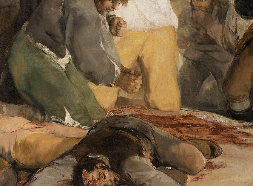 El uso del color en El tres de mayo de 1808 (1814) de Francisco de Goya