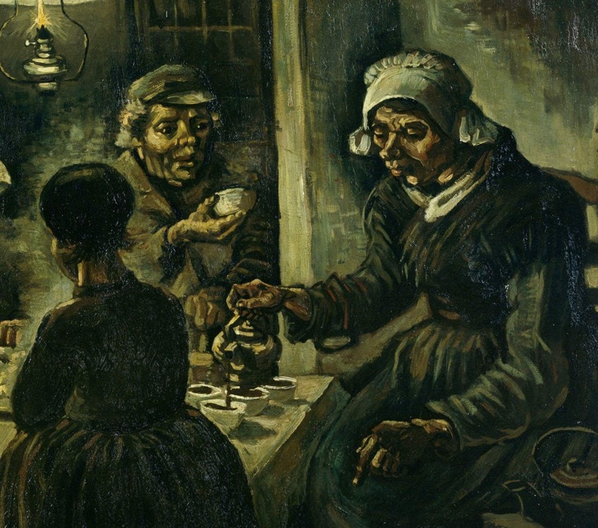 Vincent van Gogh El análisis de los comedores de patatas