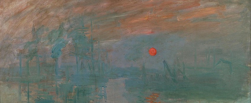 Análisis de pintura de Monet Sunrise
