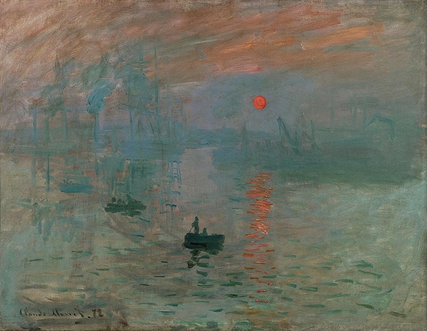 Claude Monet Pintura del amanecer