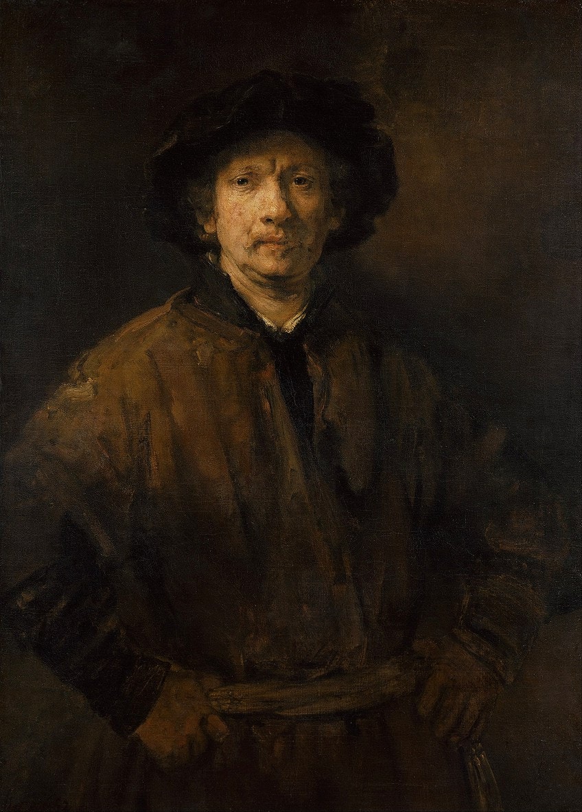 Famoso autorretrato de Rembrandt