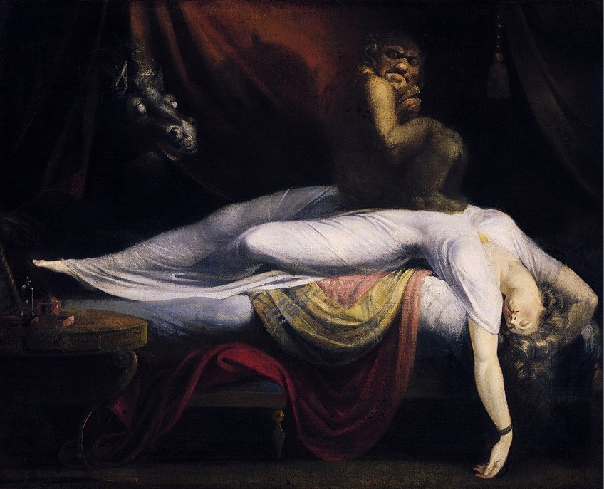 «La pesadilla» Henry Fuseli – Inspeccionando la pintura «La pesadilla»