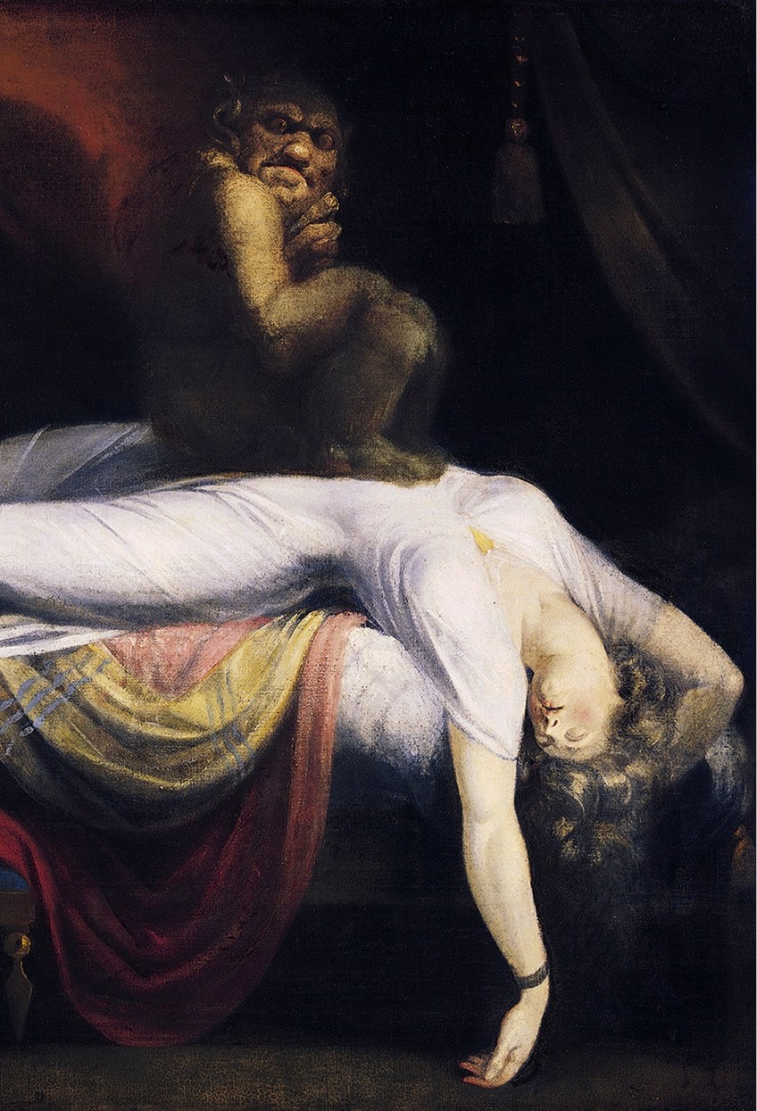 La pesadilla pintando Henry Fuseli