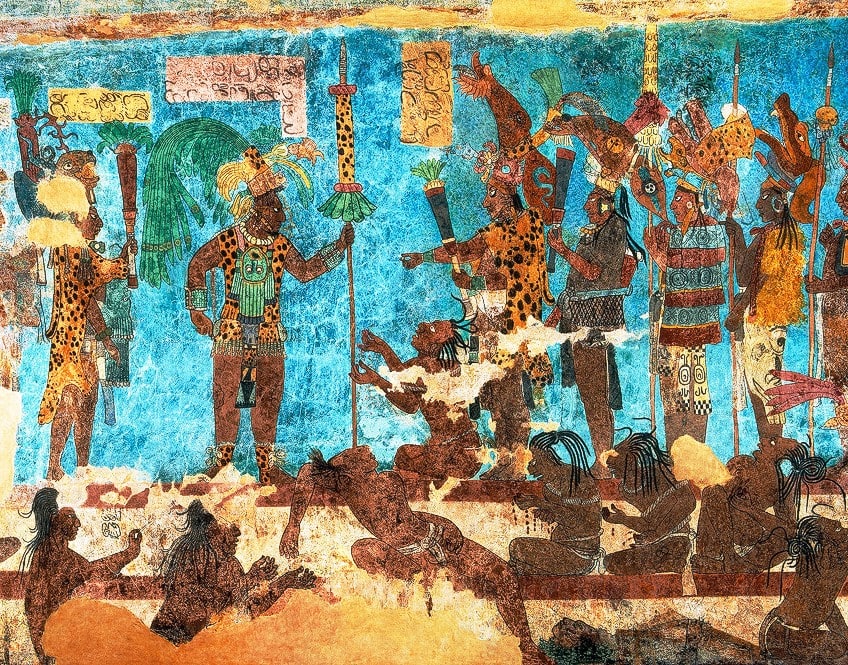 Murales de Arte Maya