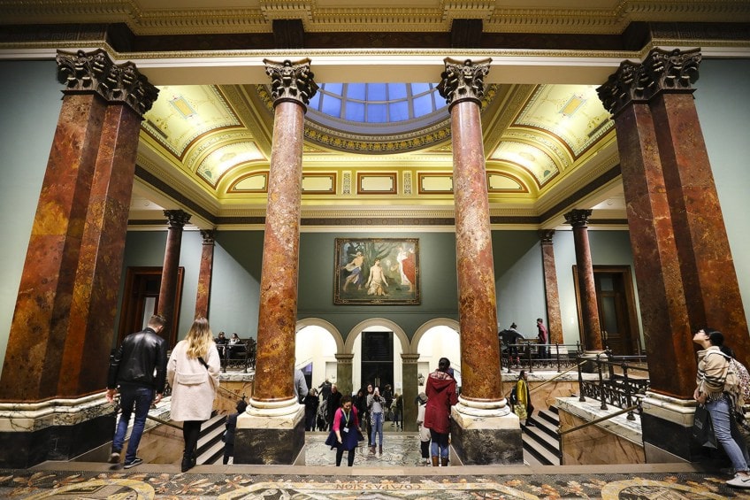Entrada a museos de arte famosos