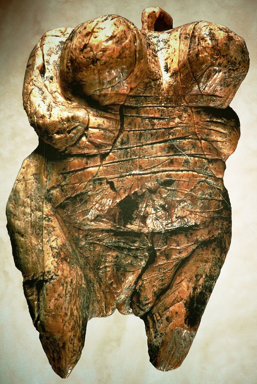 Esculturas de arte paleolítico