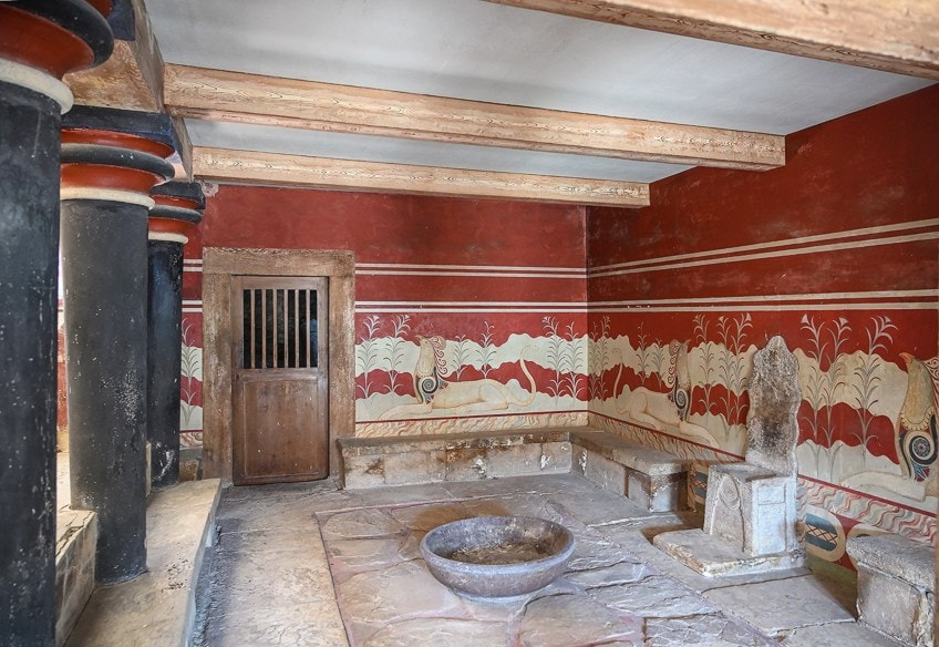 Interior de arte minoico