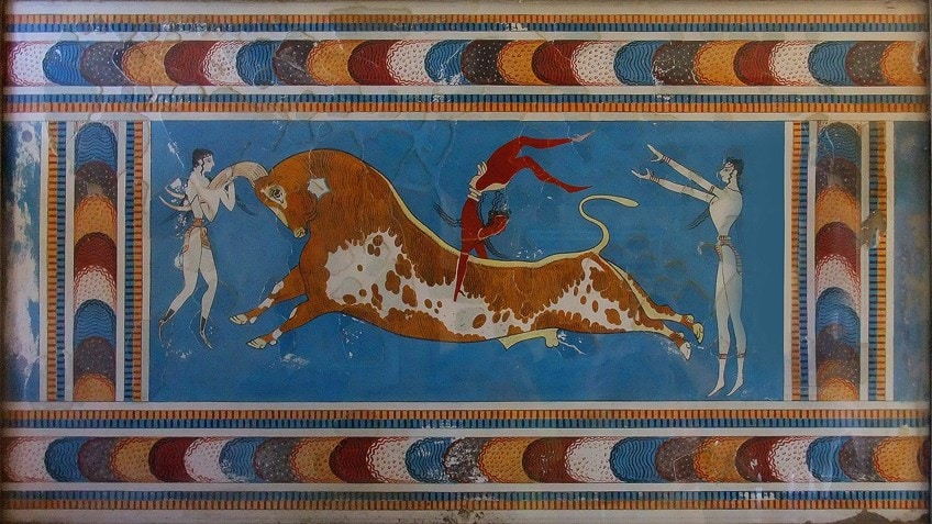 Frescos minoicos