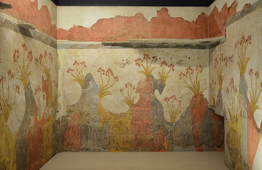 Pinturas murales minoicas