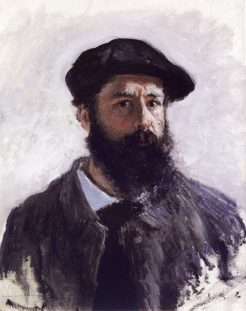 Autorretrato de Claude Monet