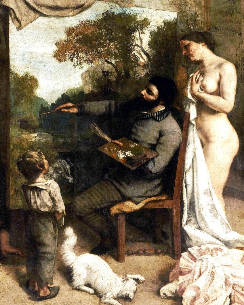 Autorretrato de Gustave Courbet