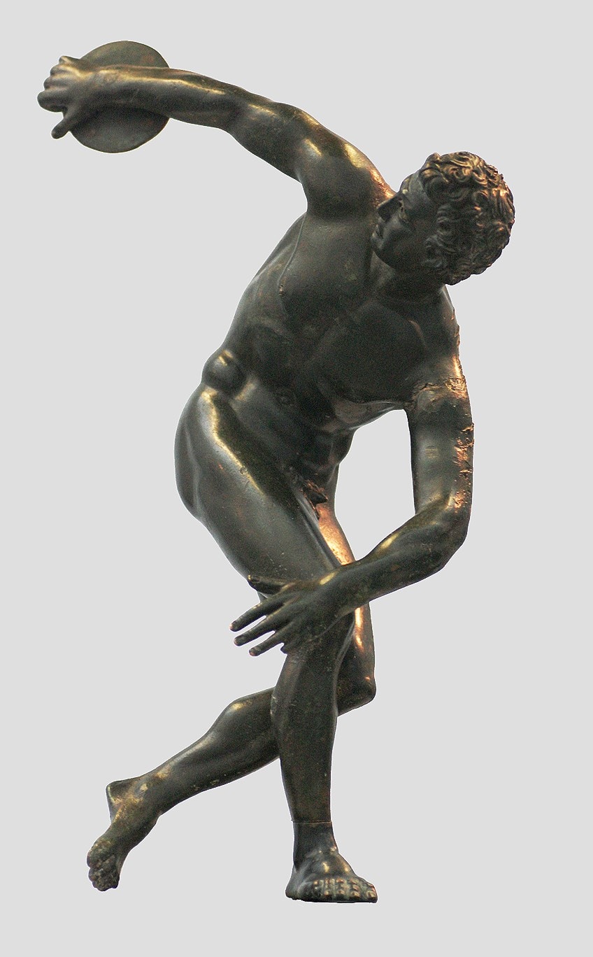 Réplica de la escultura de Myron