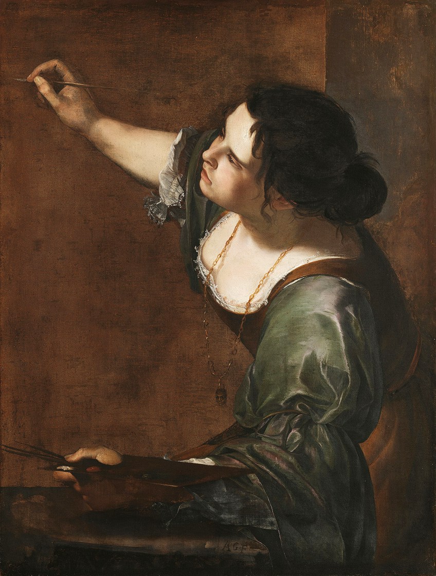 Autorretrato de Artemisia Gentileschi