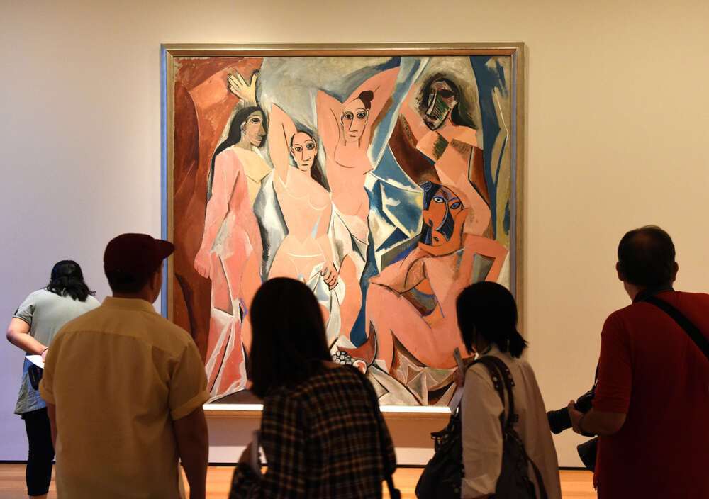 Exposición de las Señoritas de Avignon en el Museo de Arte Moderno de Nueva York.