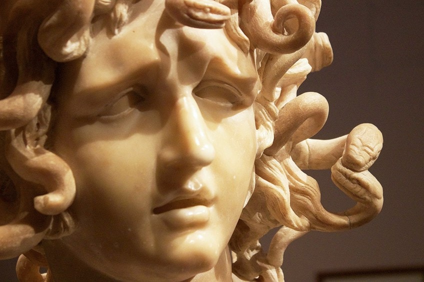 Estatua de Medusa y Perseo