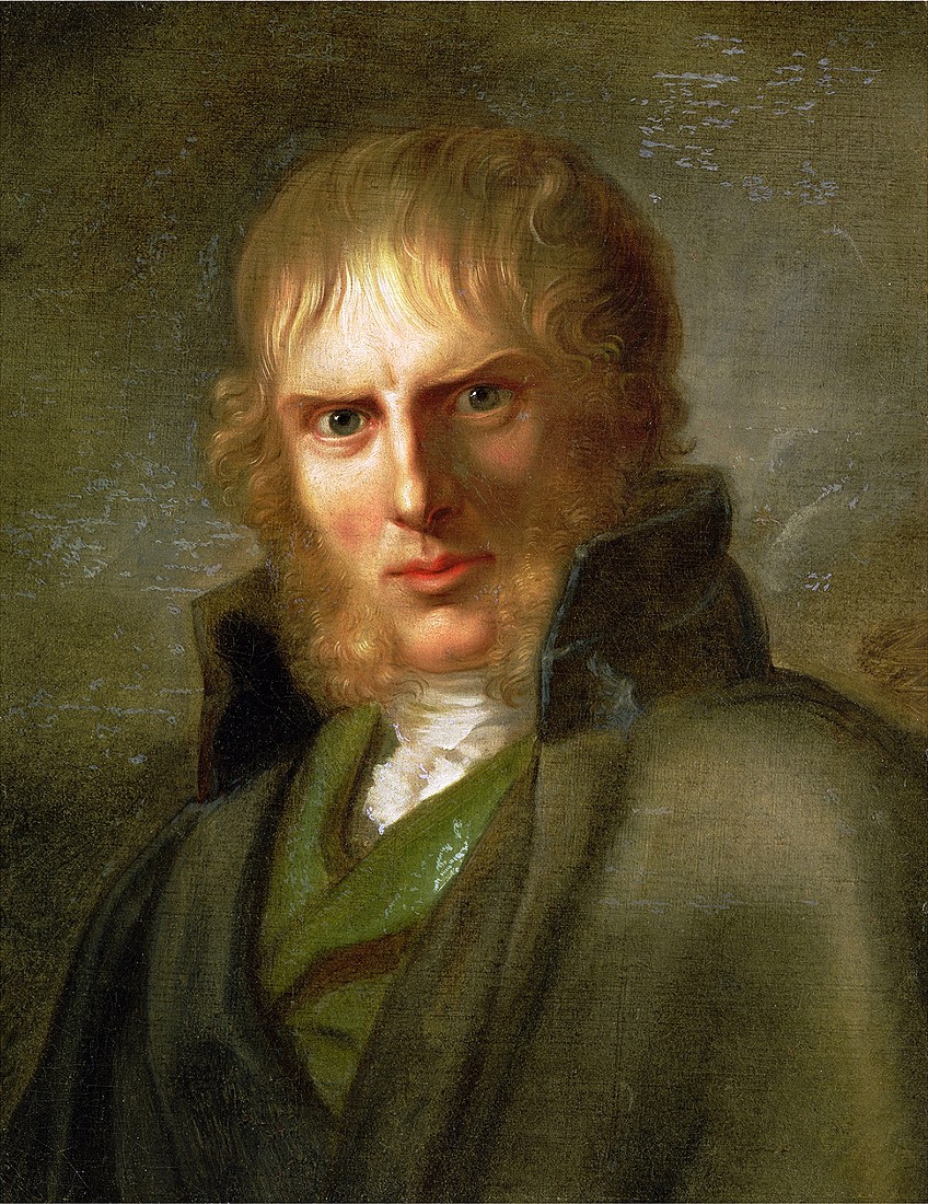 Retrato de Caspar David Friedrich